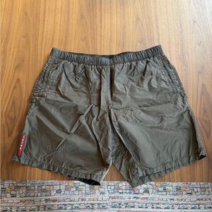 Prada Dark Bronze Swim Shorts